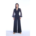 MK570 Women’s Ballroom Wide-Leg Pants