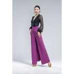 MT363Ladies Waltz V-Neck Sheer Long Sleeve Top