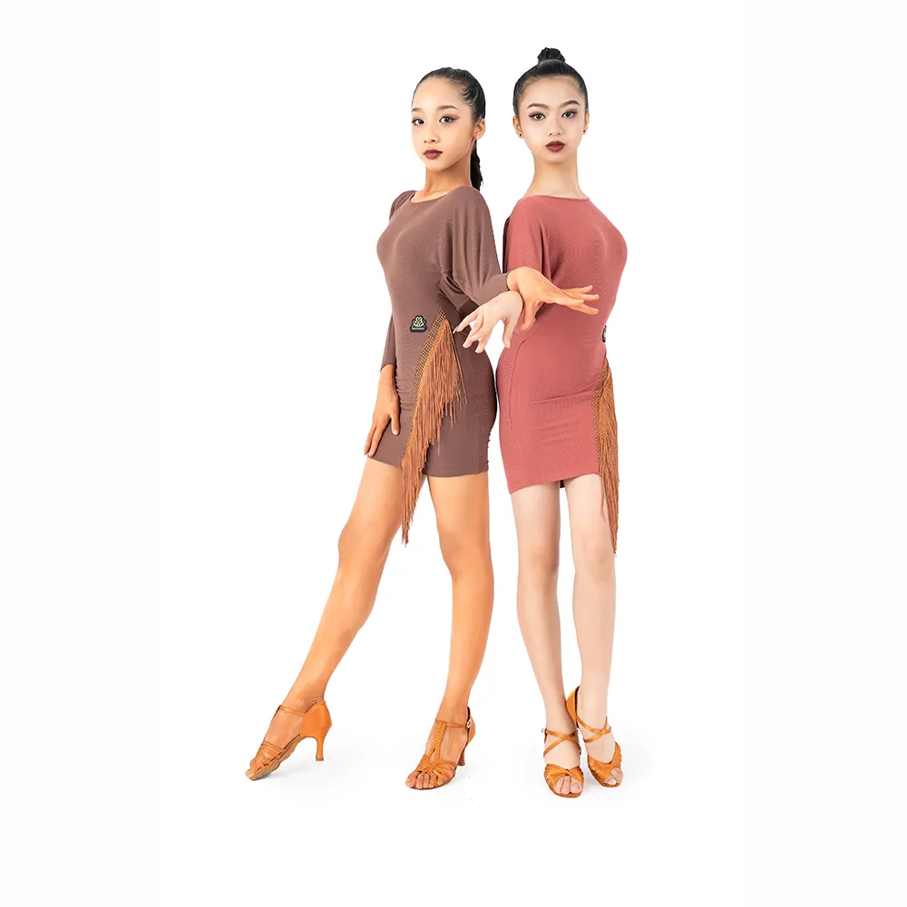 HSY205-2 Girls’ Latin Practice Dress (With Bra Pads, No Briefs)
